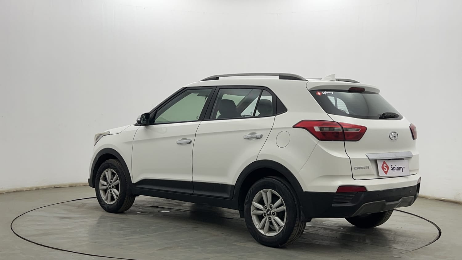 Used 2017 Hyundai Creta 1.6 SX Plus Petrol Petrol Manual exterior LEFT REAR CORNER VIEW