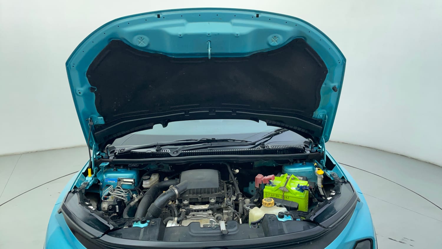 Used 2024 Tata Nexon Creative Plus 1.2 Revotron Petrol 7DCA Petrol Automatic engine ENGINE & BONNET OPEN FRONT VIEW