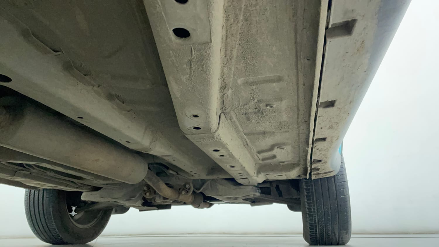 Used 2024 Tata Nexon Creative Plus 1.2 Revotron Petrol 7DCA Petrol Automatic extra REAR RIGHT UNDERBODY VIEW