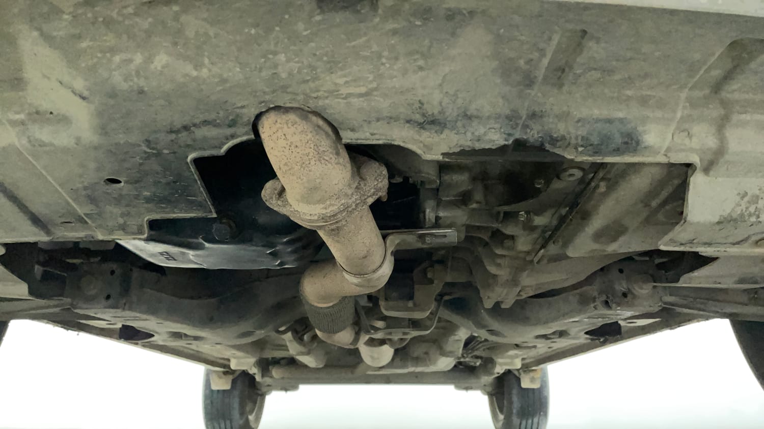 Used 2024 Tata Nexon Creative Plus 1.2 Revotron Petrol 7DCA Petrol Automatic extra FRONT LEFT UNDERBODY VIEW