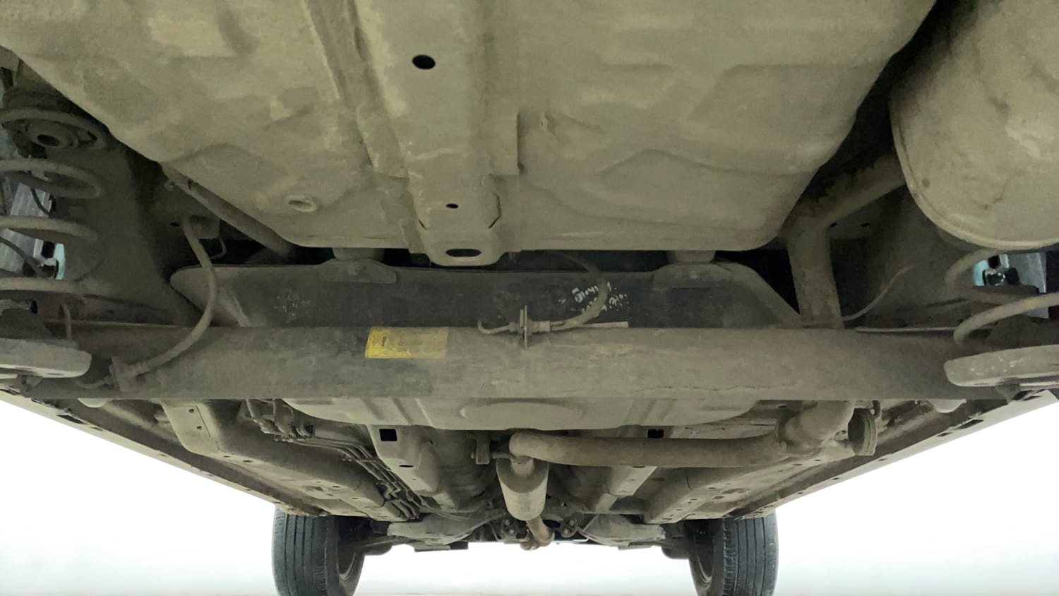 Used 2024 Tata Nexon Creative Plus 1.2 Revotron Petrol 7DCA Petrol Automatic extra REAR UNDERBODY VIEW (TAKEN FROM REAR)