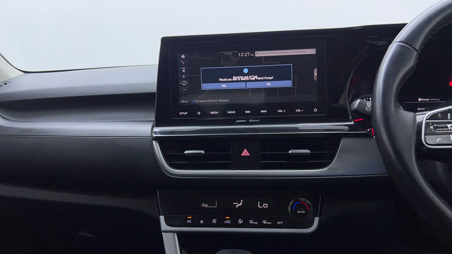 Used 2020 Kia Seltos GTX Plus DCT 1.4 Petrol Automatic interior MUSIC SYSTEM & AC CONTROL VIEW