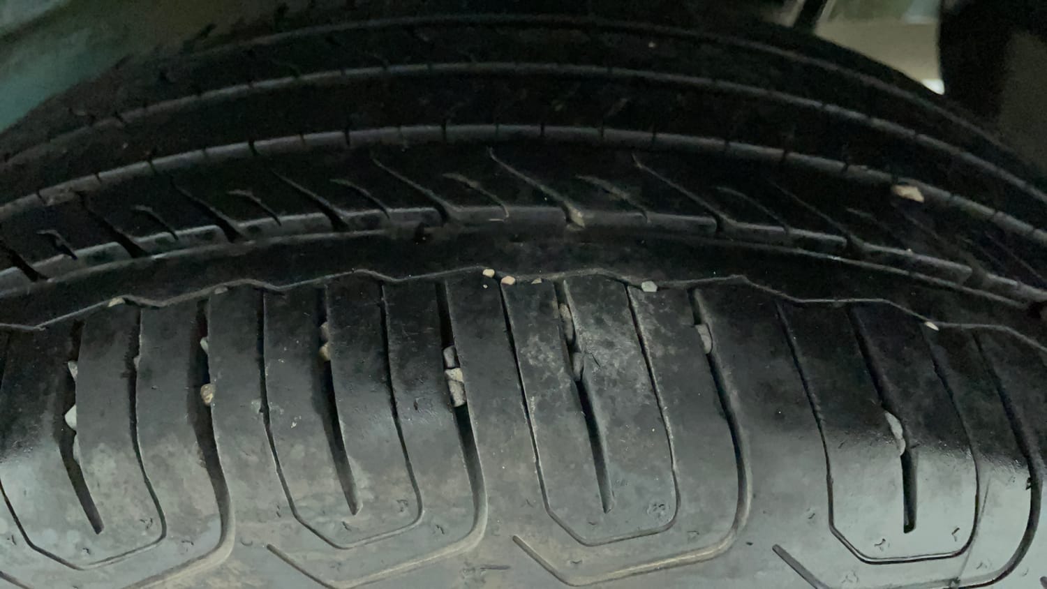 Used 2024 Tata Nexon Creative Plus 1.2 Revotron Petrol 7DCA Petrol Automatic tyres LEFT REAR TYRE TREAD VIEW
