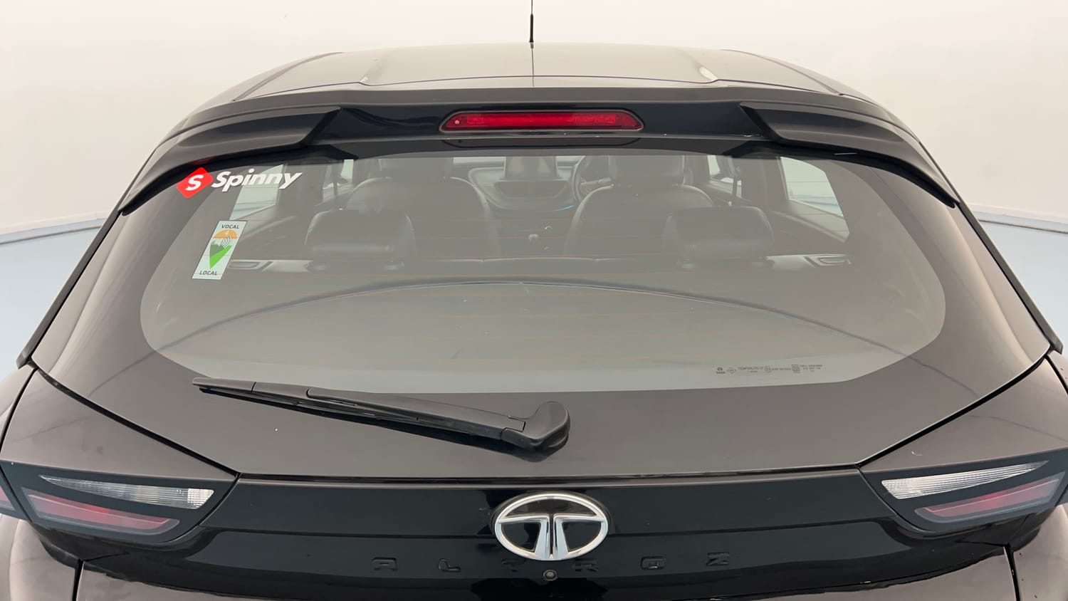 Used 2023 Tata Altroz XZ Plus Petrol Dark Edition Petrol Manual exterior BACK WINDSHIELD VIEW