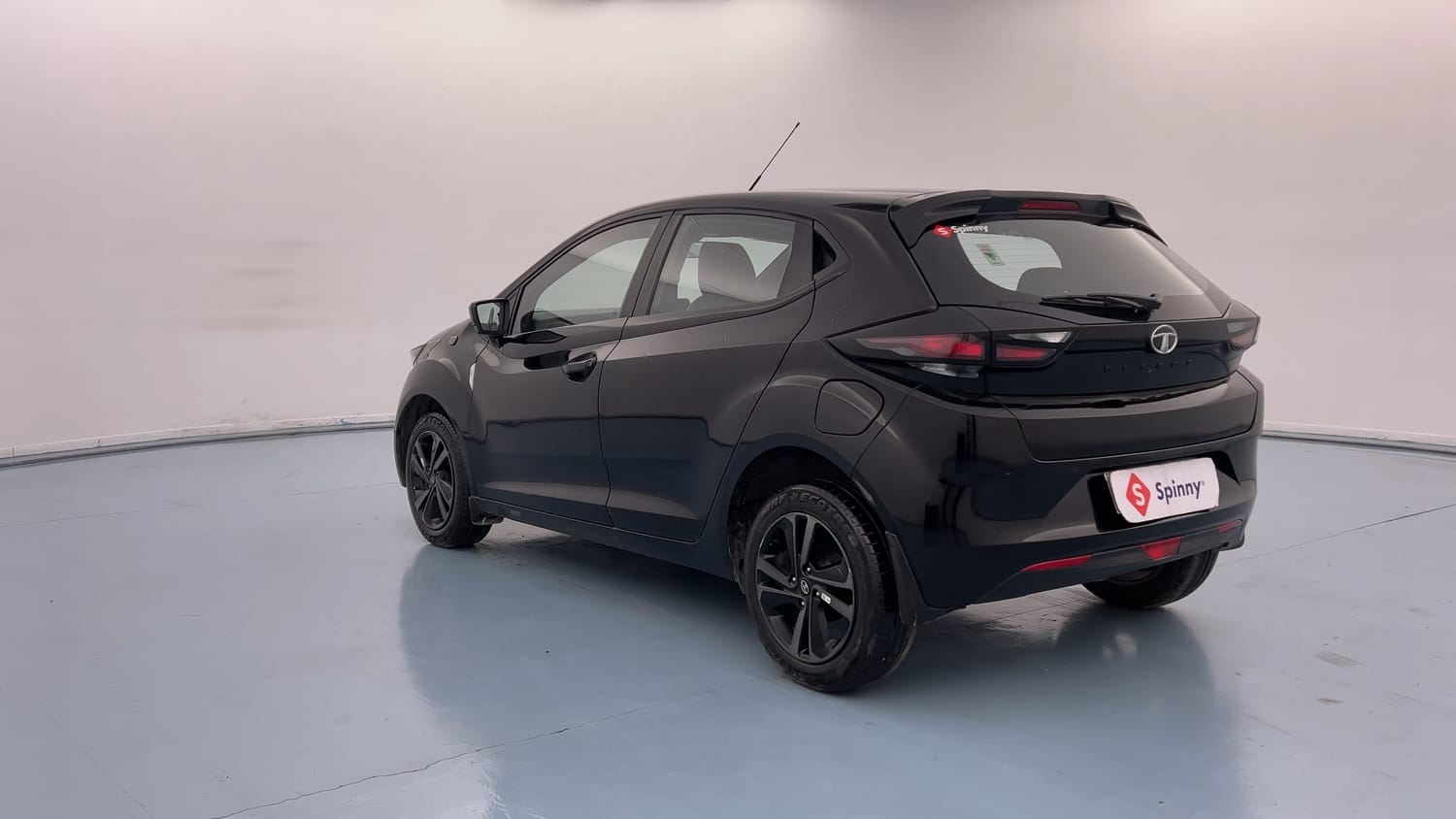 Used 2023 Tata Altroz XZ Plus Petrol Dark Edition Petrol Manual exterior LEFT REAR CORNER VIEW