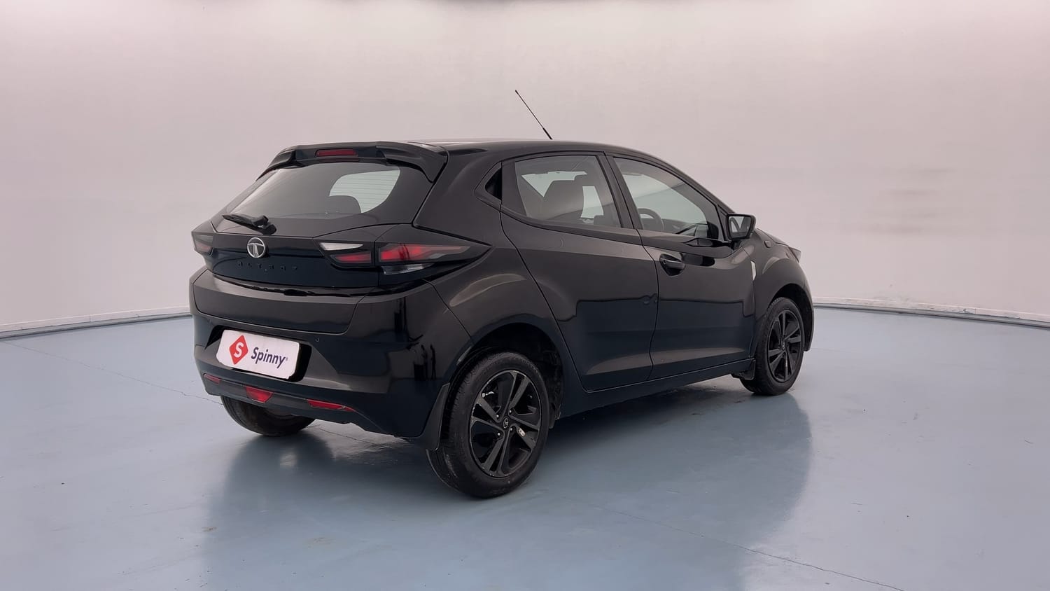 Used 2023 Tata Altroz XZ Plus Petrol Dark Edition Petrol Manual exterior RIGHT REAR CORNER VIEW