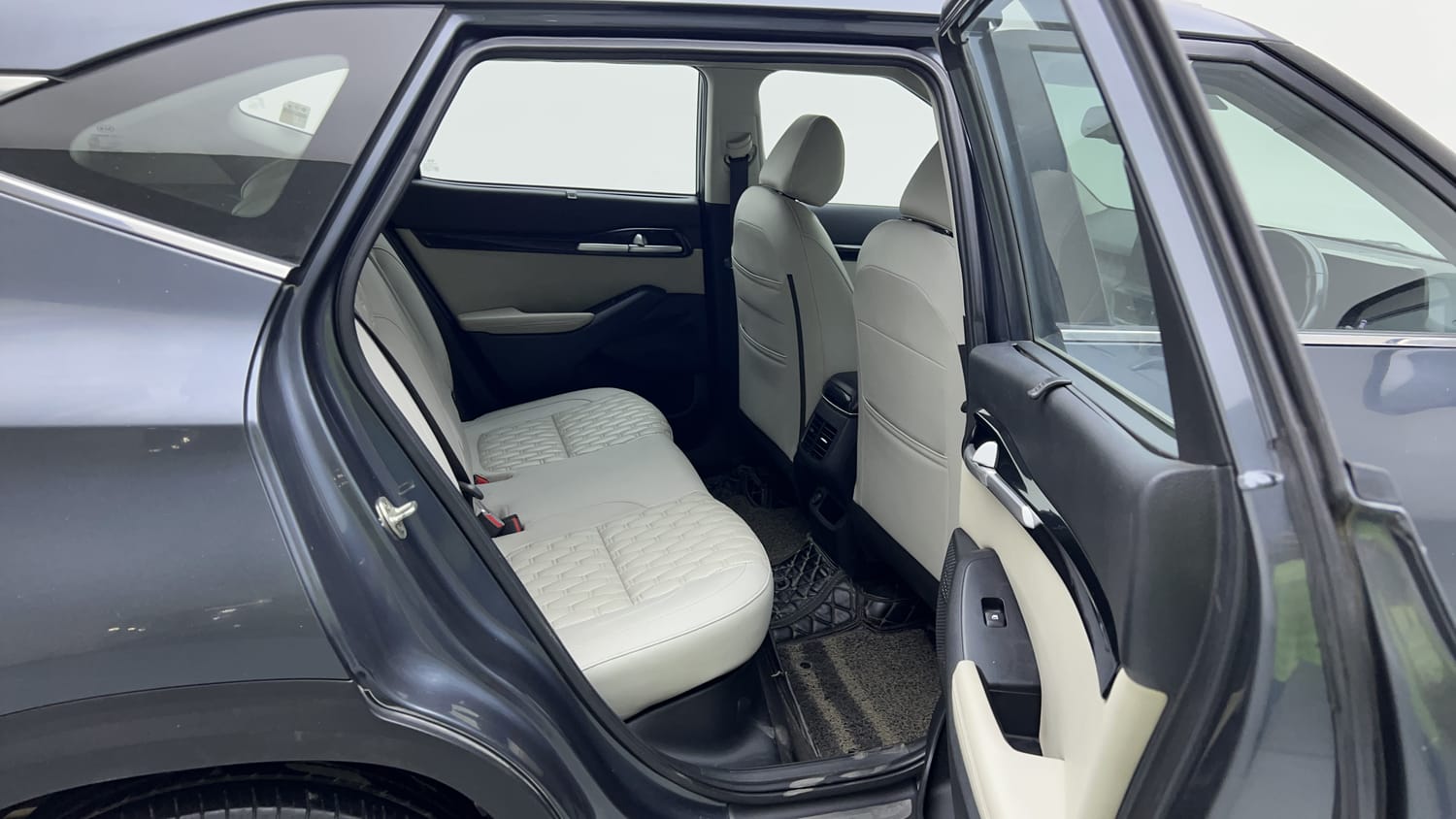 Used 2020 Kia Seltos HTX 1.5 Petrol Manual interior RIGHT SIDE REAR DOOR CABIN VIEW