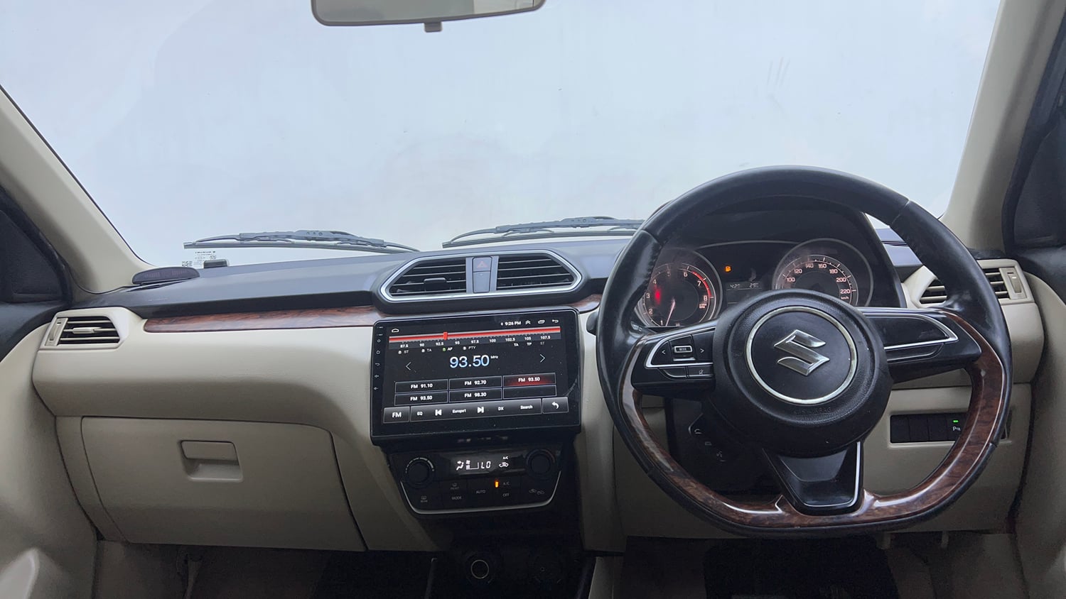 Used 2018 Maruti Suzuki Dzire ZXi Plus AMT Petrol Automatic interior DASHBOARD VIEW
