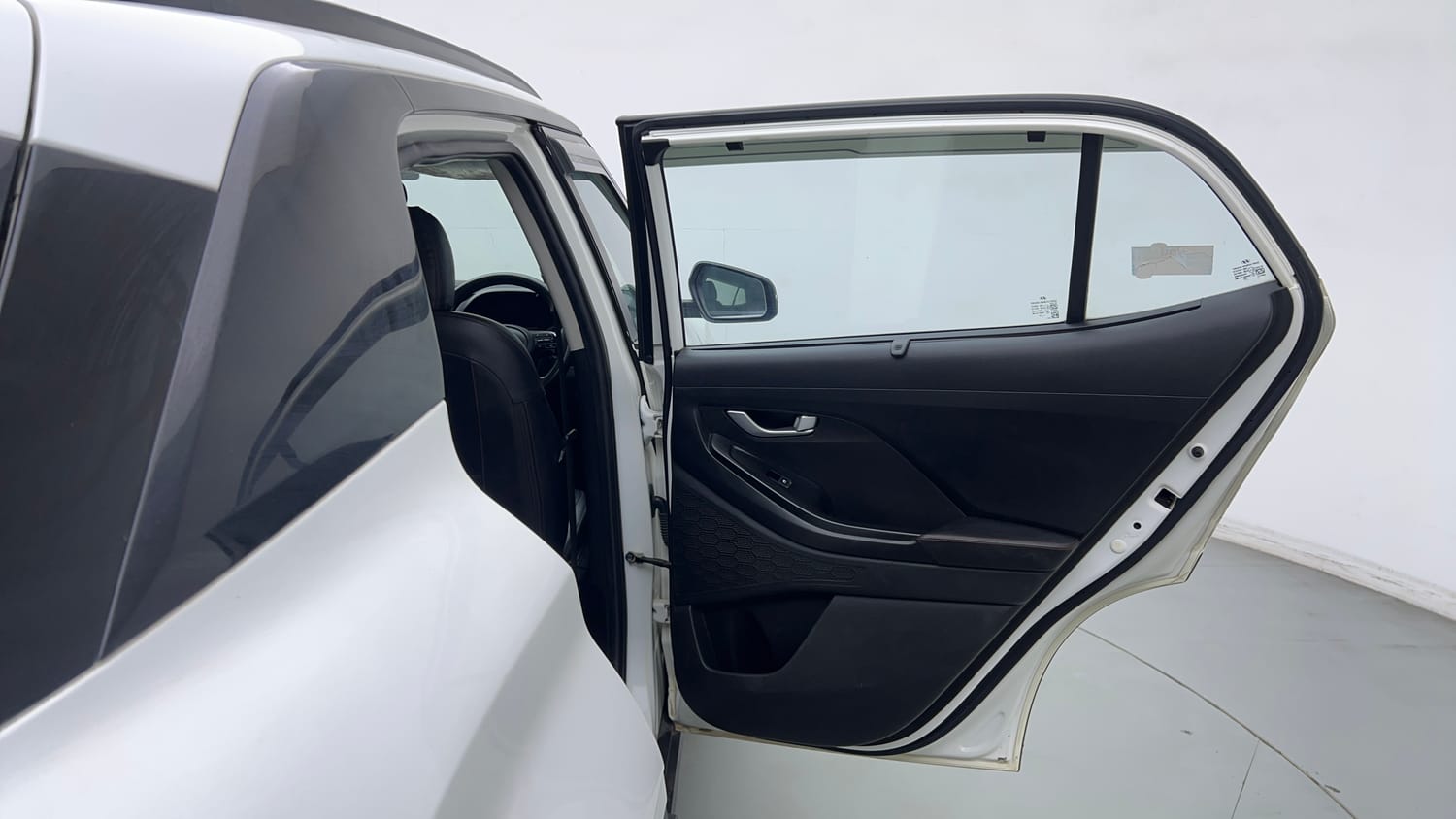Used 2023 Hyundai Creta S Plus 1.5 Petrol Knight Petrol Manual interior RIGHT REAR DOOR OPEN VIEW