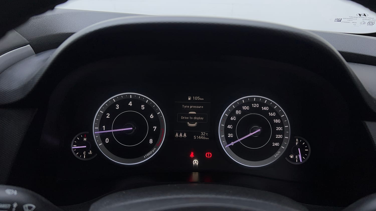 Used 2023 Hyundai Creta S Plus 1.5 Petrol Knight Petrol Manual interior CLUSTERMETER VIEW