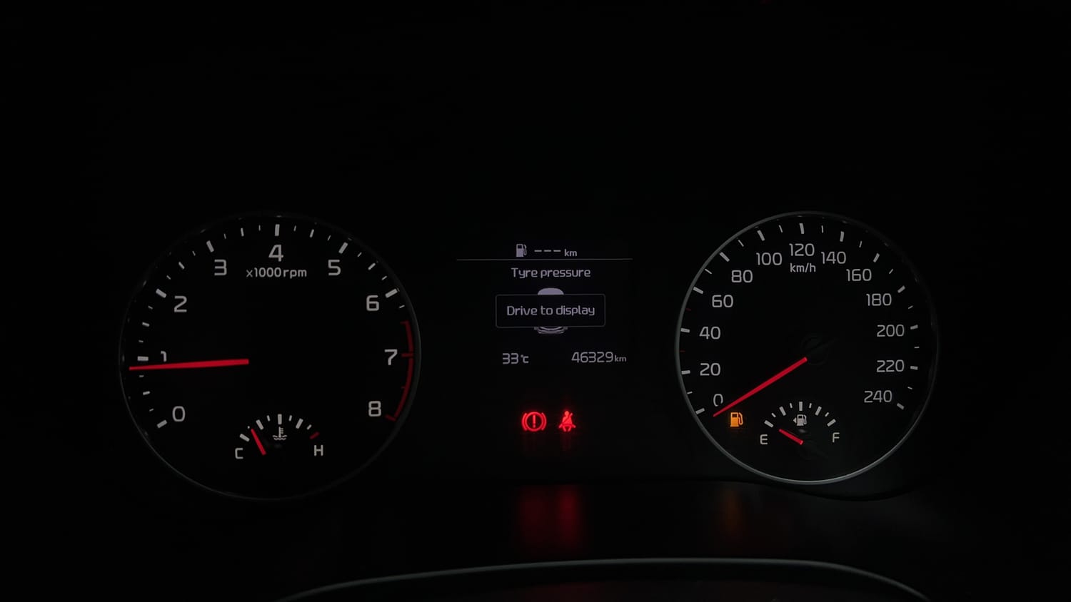 Used 2020 Kia Seltos HTX 1.5 Petrol Manual interior CLUSTERMETER VIEW