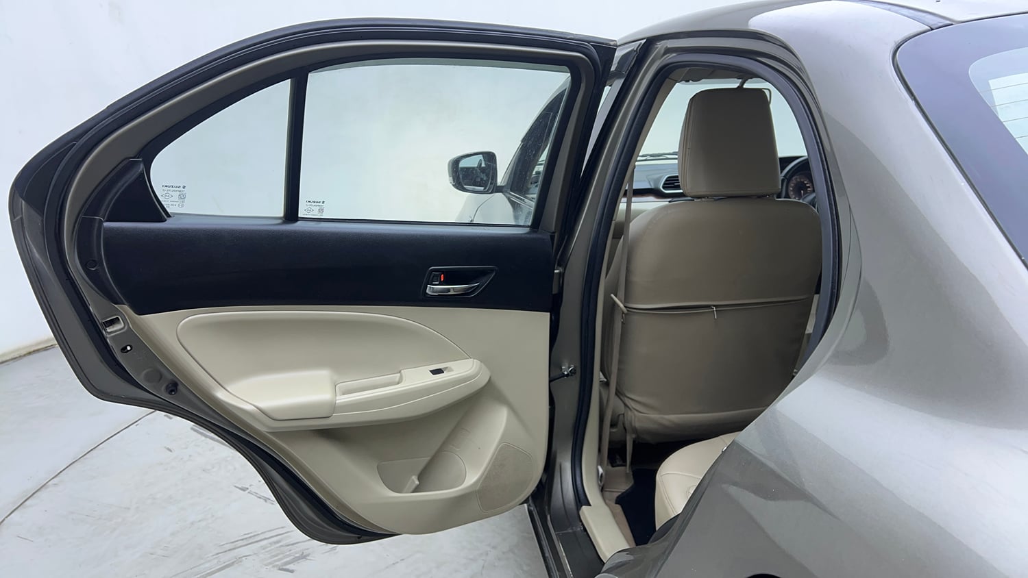 Used 2018 Maruti Suzuki Dzire ZXi Plus AMT Petrol Automatic interior LEFT REAR DOOR OPEN VIEW