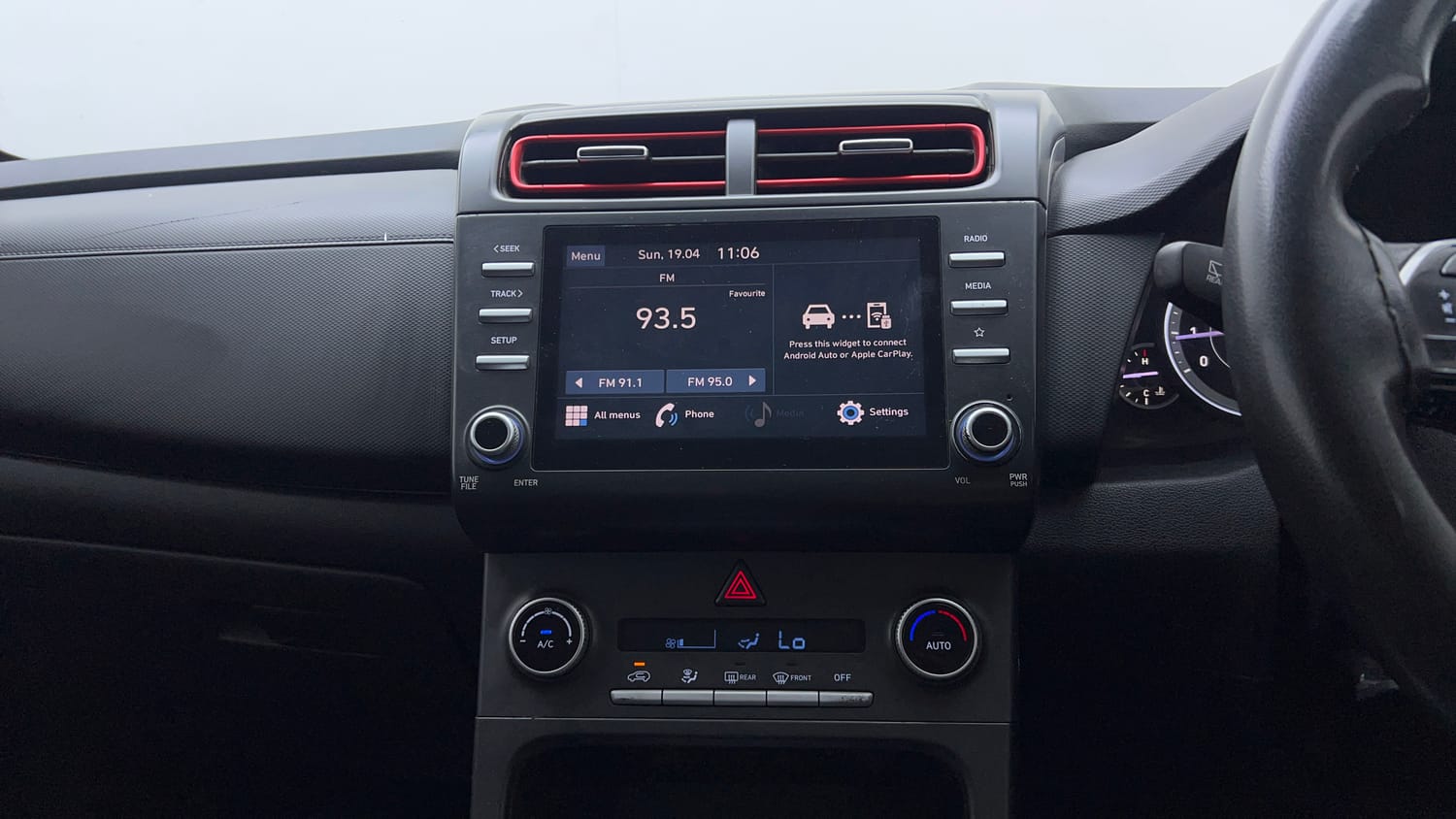 Used 2023 Hyundai Creta S Plus 1.5 Petrol Knight Petrol Manual interior MUSIC SYSTEM & AC CONTROL VIEW