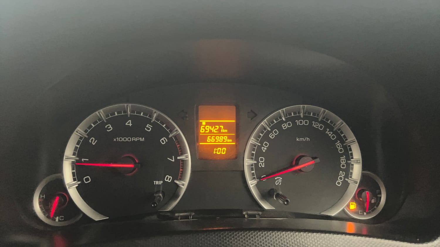 Used 2017 Maruti Suzuki Swift VXi Petrol Manual interior CLUSTERMETER VIEW