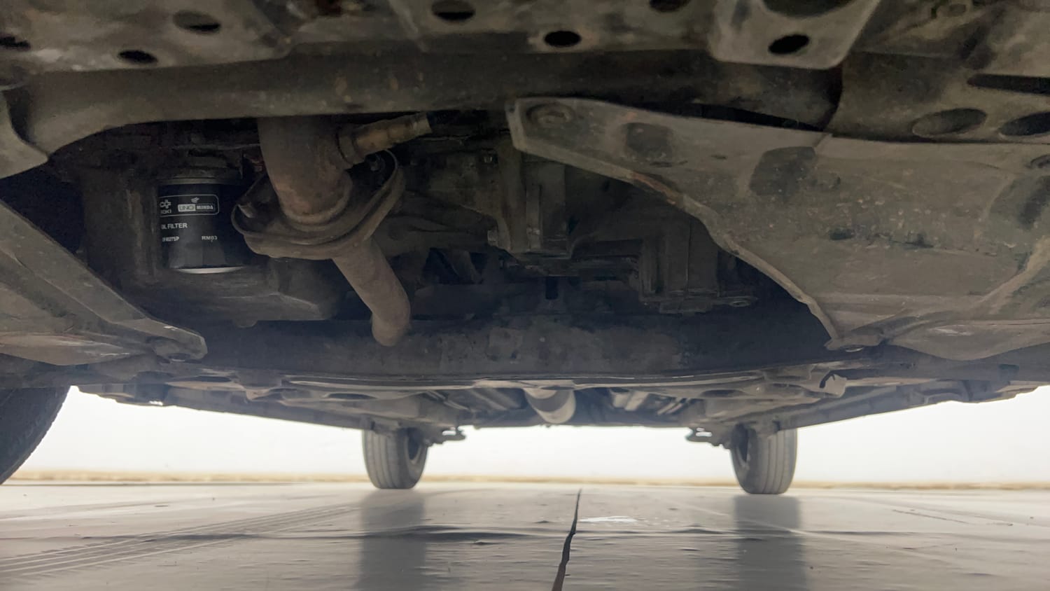 Used 2017 Maruti Suzuki Swift VXi Petrol Manual extra FRONT LEFT UNDERBODY VIEW