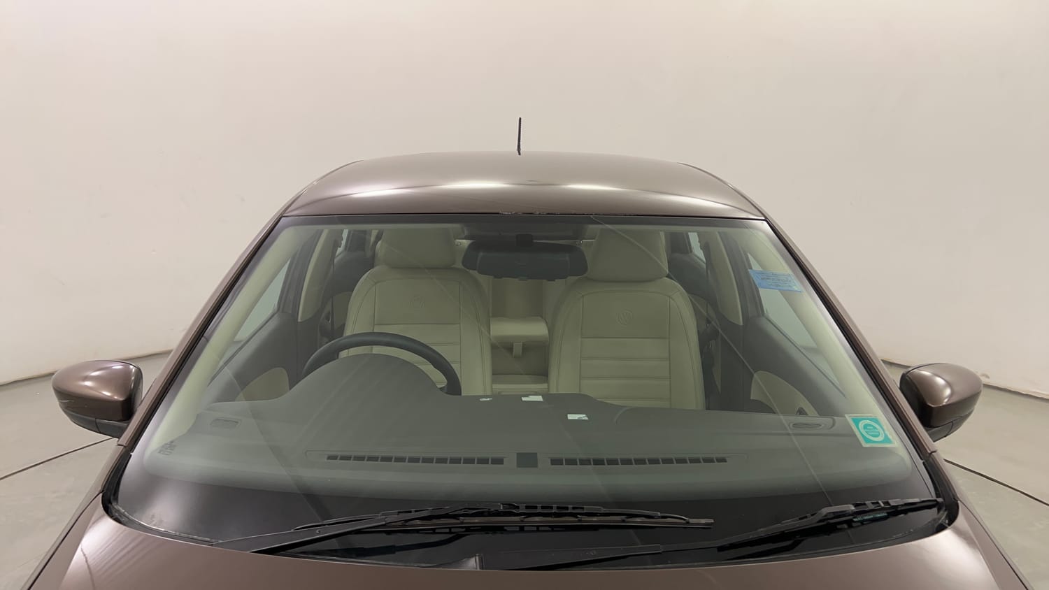 Used 2015 Volkswagen Vento TSI Petrol Automatic exterior FRONT WINDSHIELD VIEW