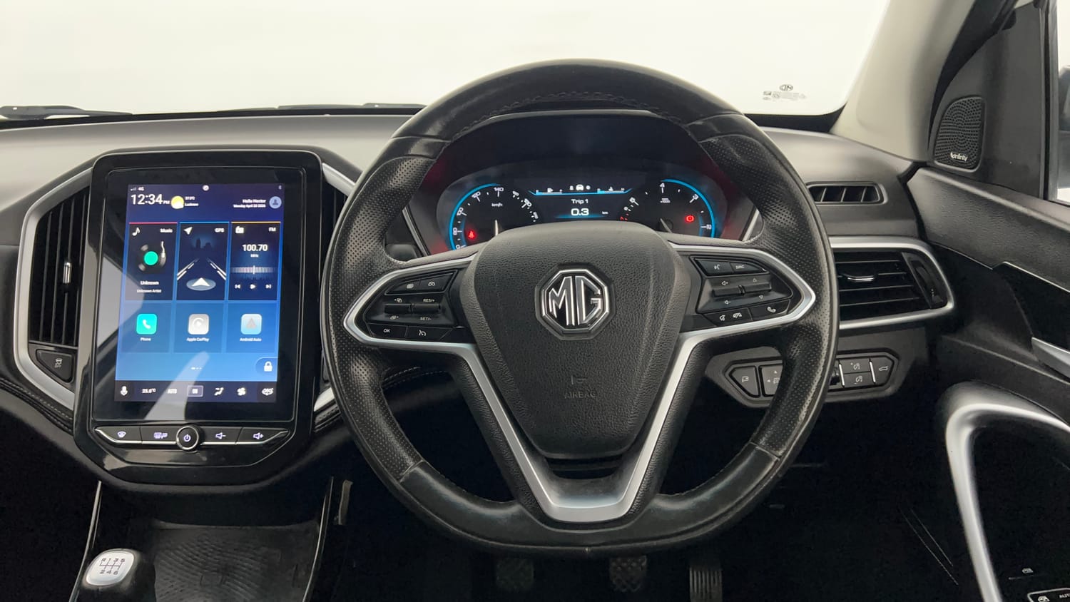 Used 2021 MG Motors Hector Sharp 2.0 Diesel Turbo MT Diesel Manual interior STEERING VIEW