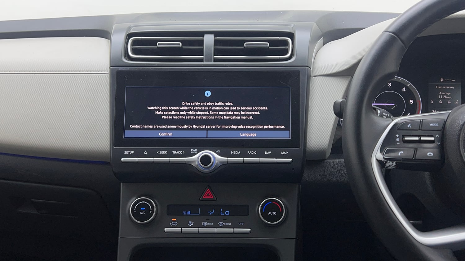 Used 2023 Hyundai Creta SX 1.5 Diesel Diesel Manual interior MUSIC SYSTEM & AC CONTROL VIEW
