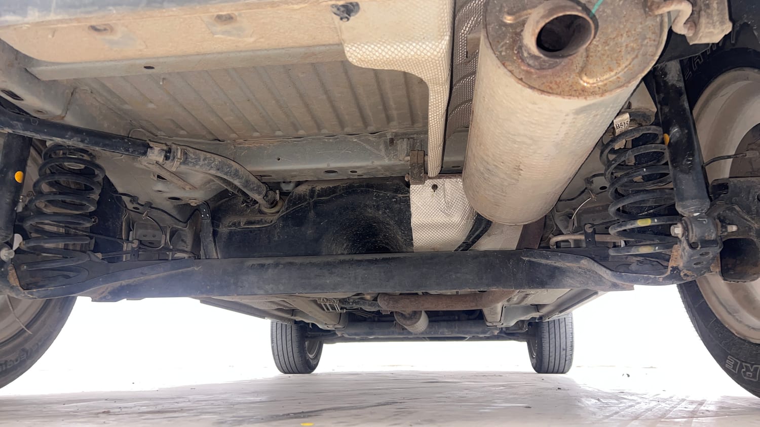 Used 2018 Ford EcoSport Titanium 1.5L Ti-VCT Petrol Manual extra REAR UNDERBODY VIEW (TAKEN FROM REAR)