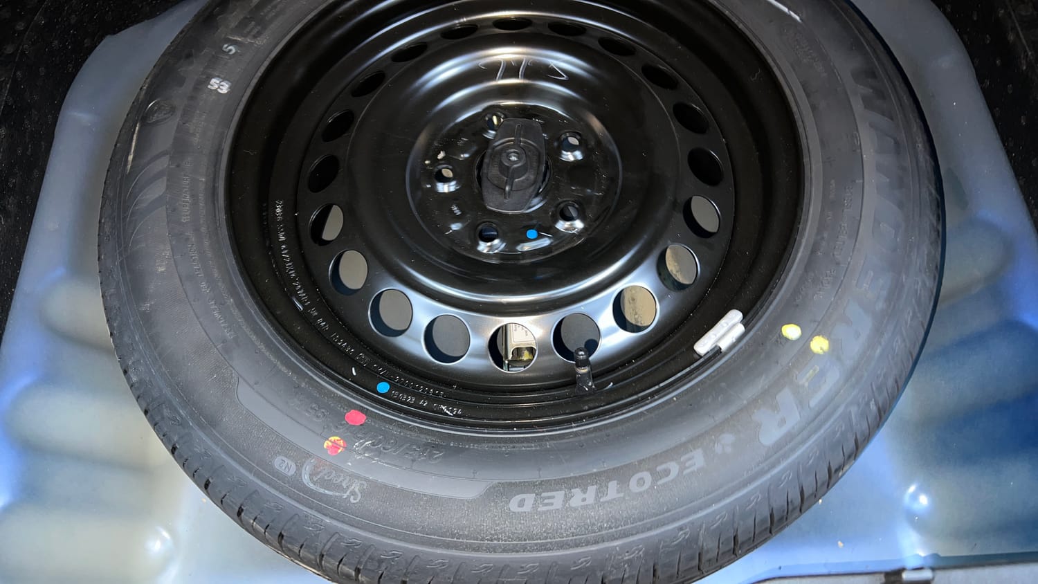 Used 2023 Maruti Suzuki Brezza ZXi Petrol Manual tyres SPARE TYRE VIEW