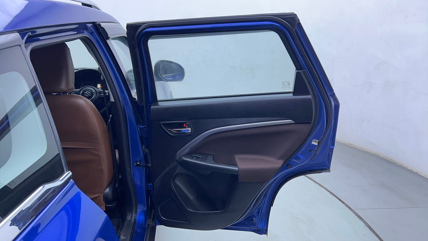 Used 2023 Maruti Suzuki Brezza ZXi Petrol Manual interior RIGHT REAR DOOR OPEN VIEW