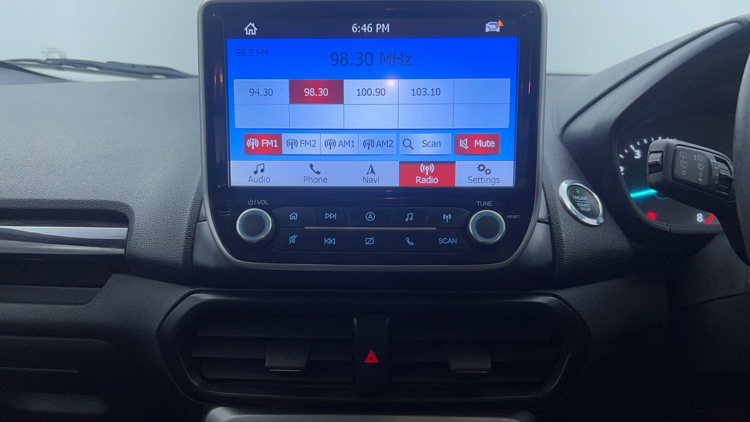 Used 2018 Ford EcoSport Titanium 1.5L Ti-VCT Petrol Manual top_features Touch screen infotainment system