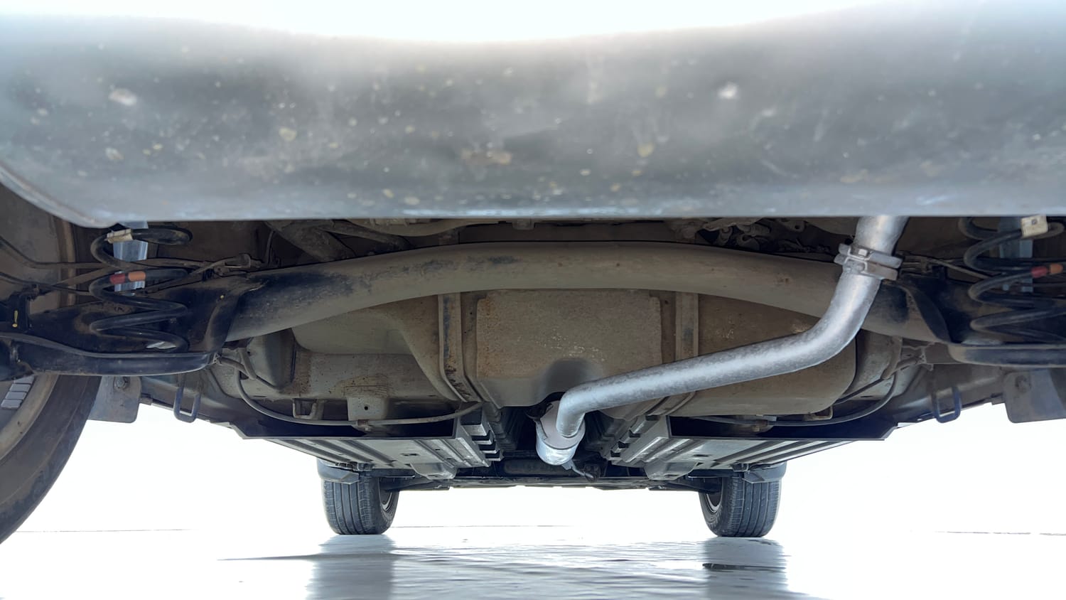Used 2023 Maruti Suzuki Brezza ZXi Petrol Manual extra REAR UNDERBODY VIEW (TAKEN FROM REAR)