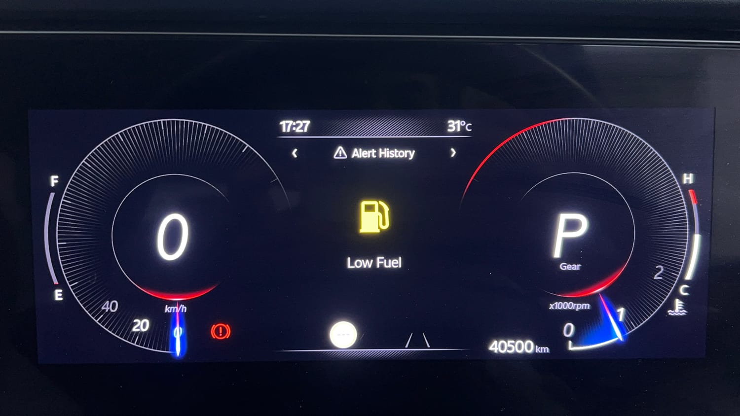 Used 2021 Mahindra XUV700 AX 7 Petrol AT Luxury Pack 7 STR Petrol Automatic interior CLUSTERMETER VIEW