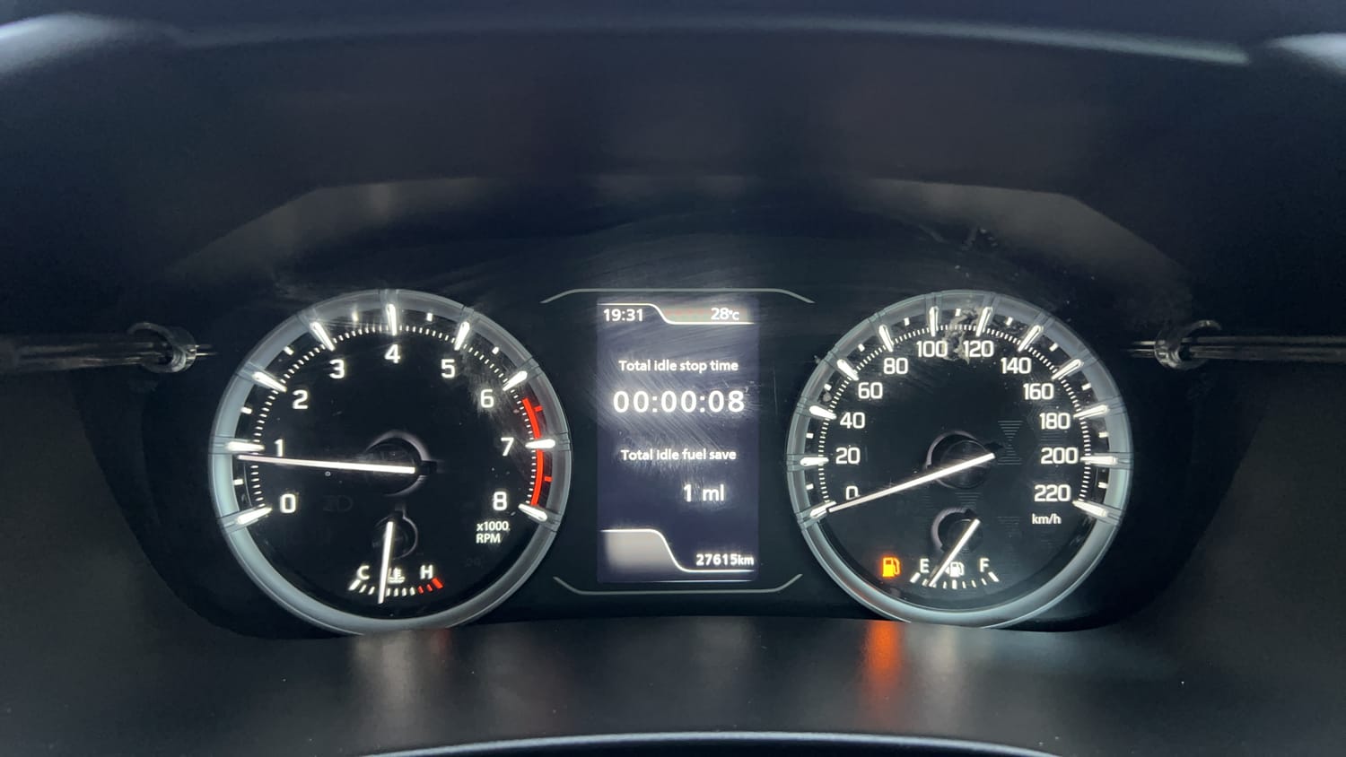 Used 2023 Toyota Urban Cruiser Hyryder V NeoDrive Petrol Manual interior CLUSTERMETER VIEW