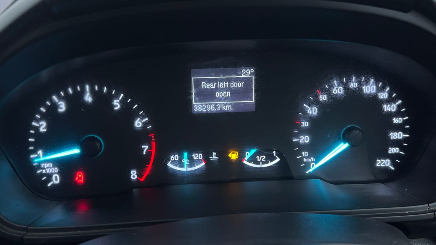 Used 2018 Ford EcoSport Titanium 1.5L Ti-VCT Petrol Manual interior CLUSTERMETER VIEW