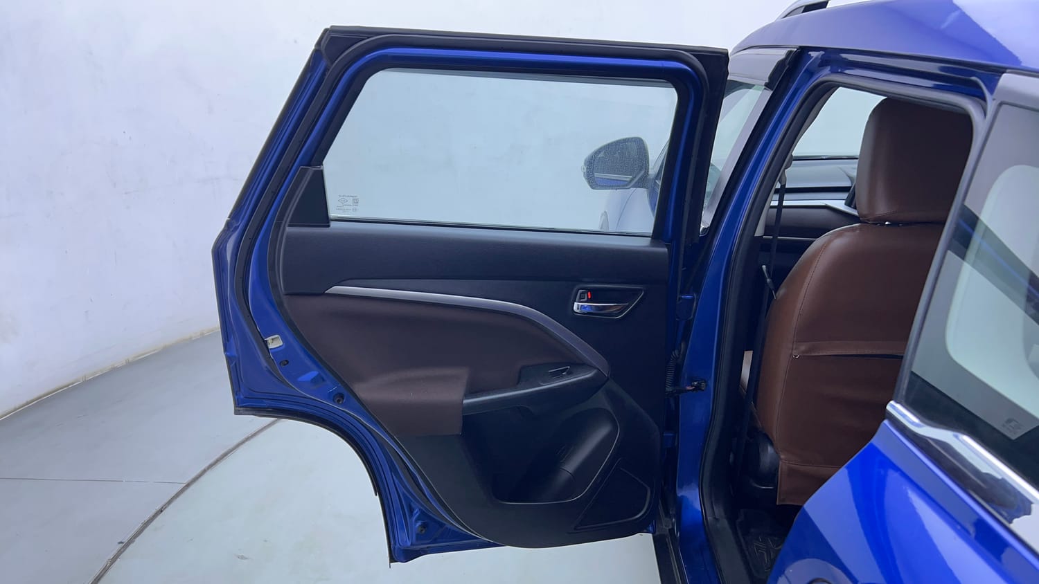 Used 2023 Maruti Suzuki Brezza ZXi Petrol Manual interior LEFT REAR DOOR OPEN VIEW