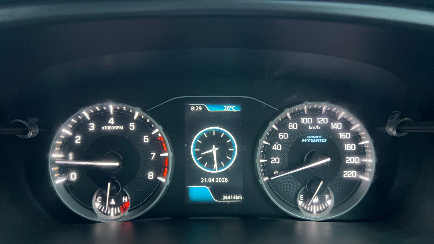 Used 2023 Maruti Suzuki Brezza ZXi Petrol Manual interior CLUSTERMETER VIEW