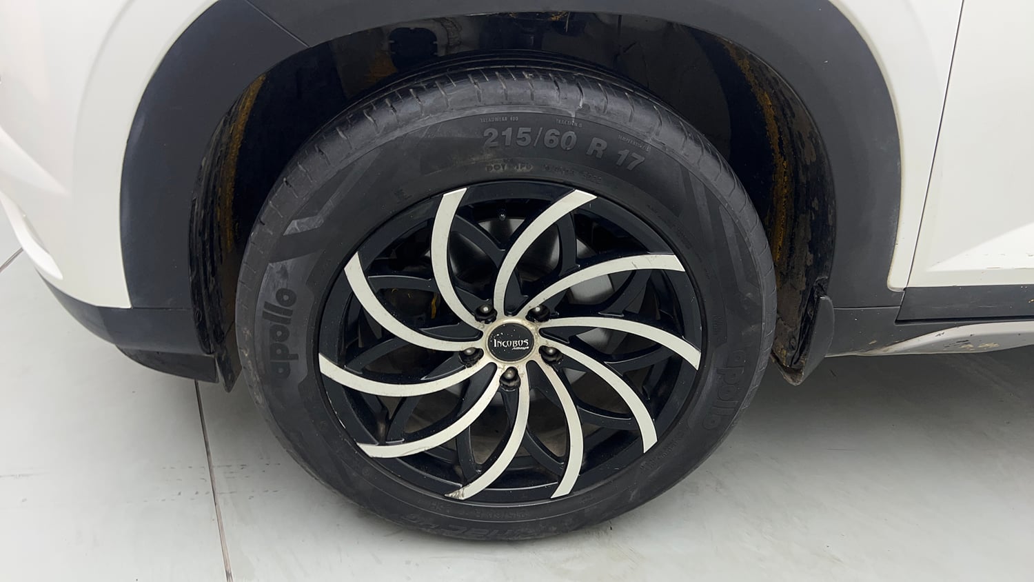 Used 2023 Hyundai Creta SX 1.5 Diesel Diesel Manual tyres LEFT FRONT TYRE RIM VIEW