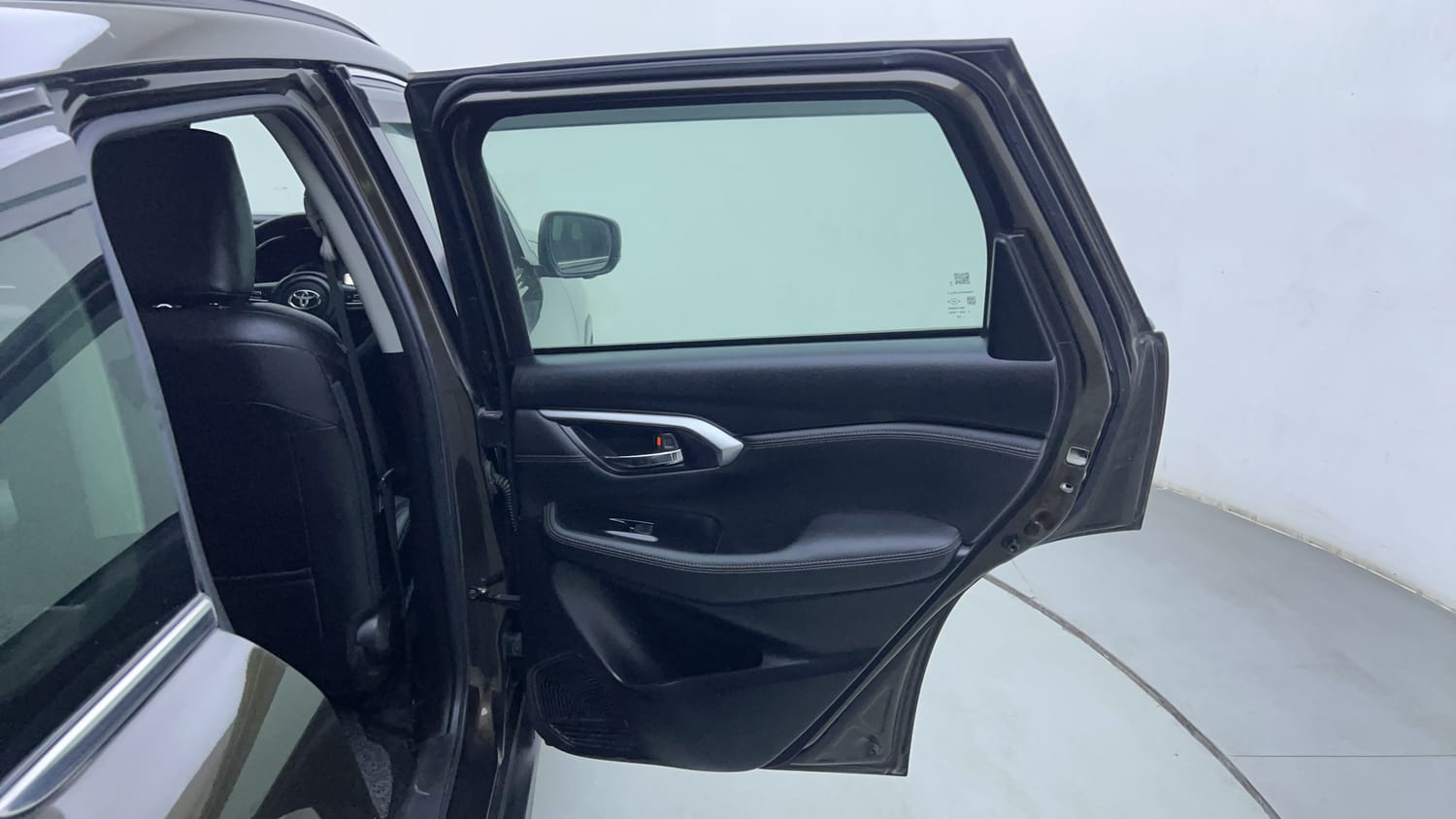 Used 2023 Toyota Urban Cruiser Hyryder V NeoDrive Petrol Manual interior RIGHT REAR DOOR OPEN VIEW