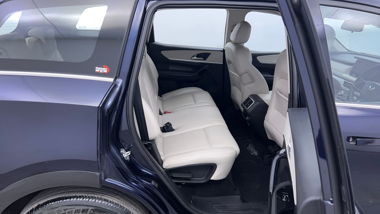 Used 2021 Mahindra XUV700 AX 7 Petrol AT Luxury Pack 7 STR Petrol Automatic interior RIGHT SIDE REAR DOOR CABIN VIEW
