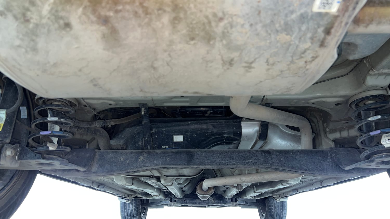 Used 2023 Hyundai Creta SX (O) 1.5 Petrol IVT Knight Petrol Automatic extra REAR UNDERBODY VIEW (TAKEN FROM REAR)