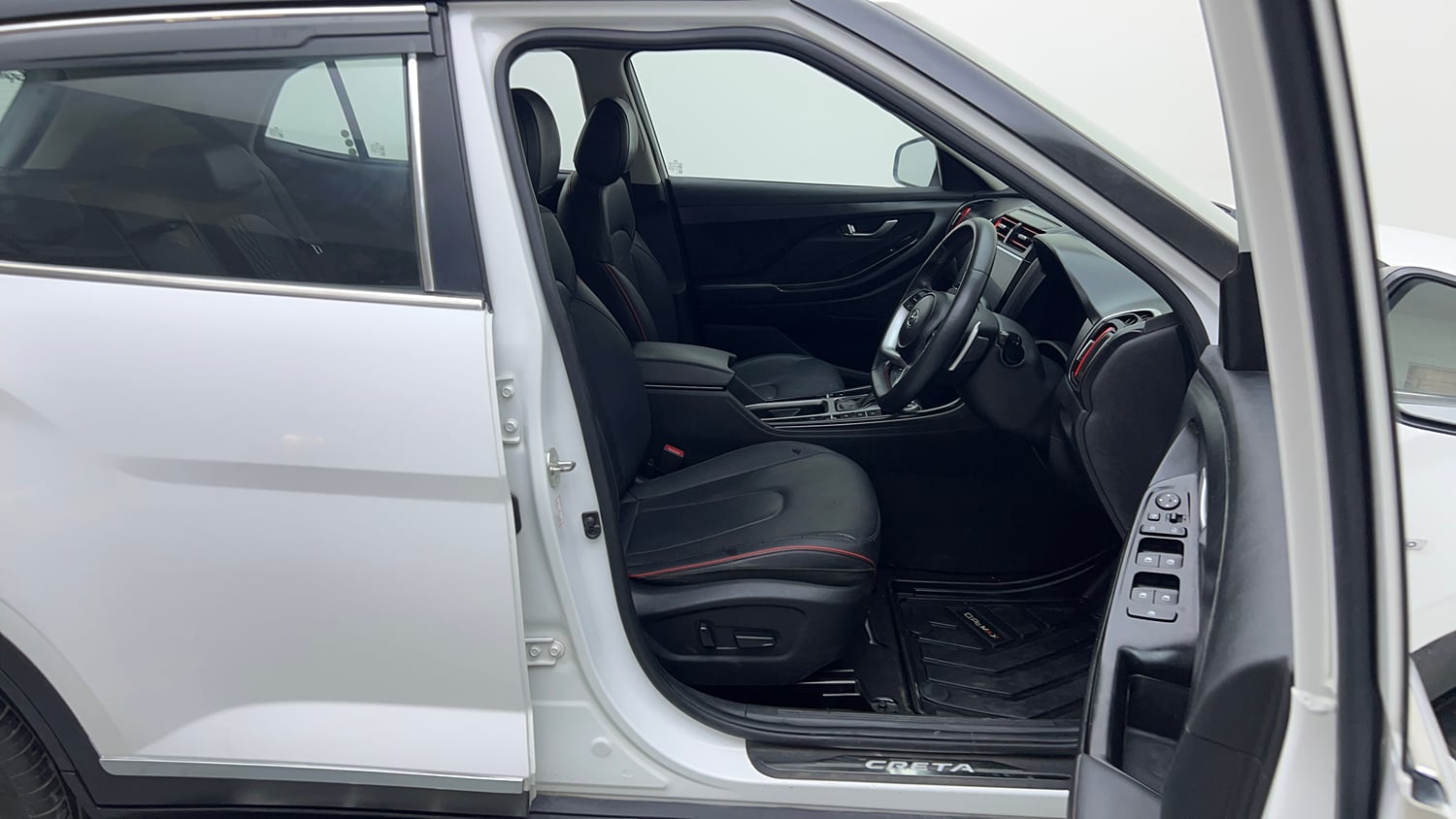 Used 2023 Hyundai Creta SX (O) 1.5 Petrol IVT Knight Petrol Automatic interior RIGHT SIDE FRONT DOOR CABIN VIEW
