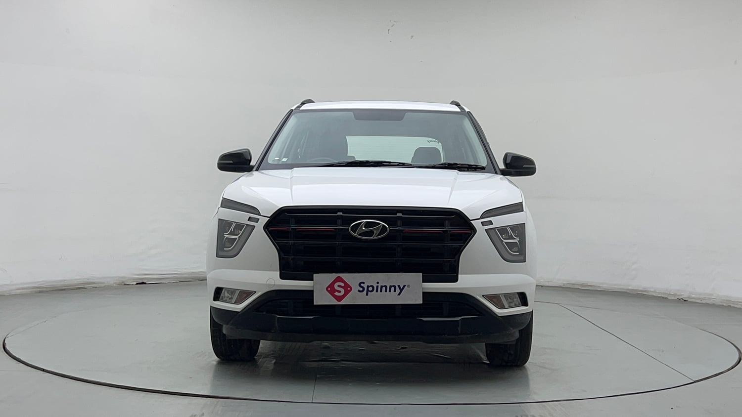Used 2023 Hyundai Creta SX (O) 1.5 Petrol IVT Knight Petrol Automatic exterior FRONT VIEW