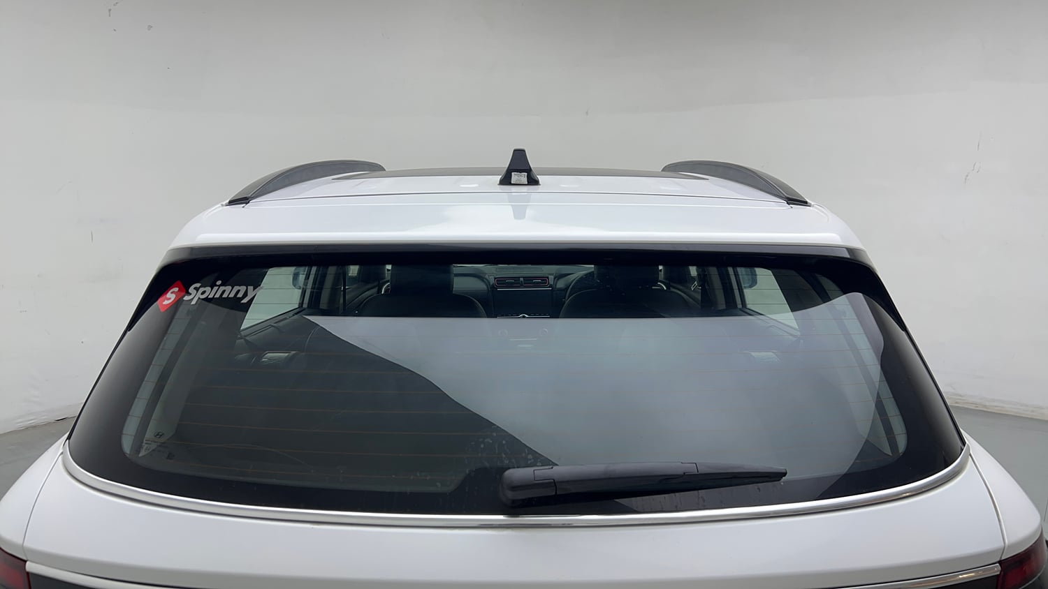 Used 2023 Hyundai Creta SX (O) 1.5 Petrol IVT Knight Petrol Automatic exterior BACK WINDSHIELD VIEW
