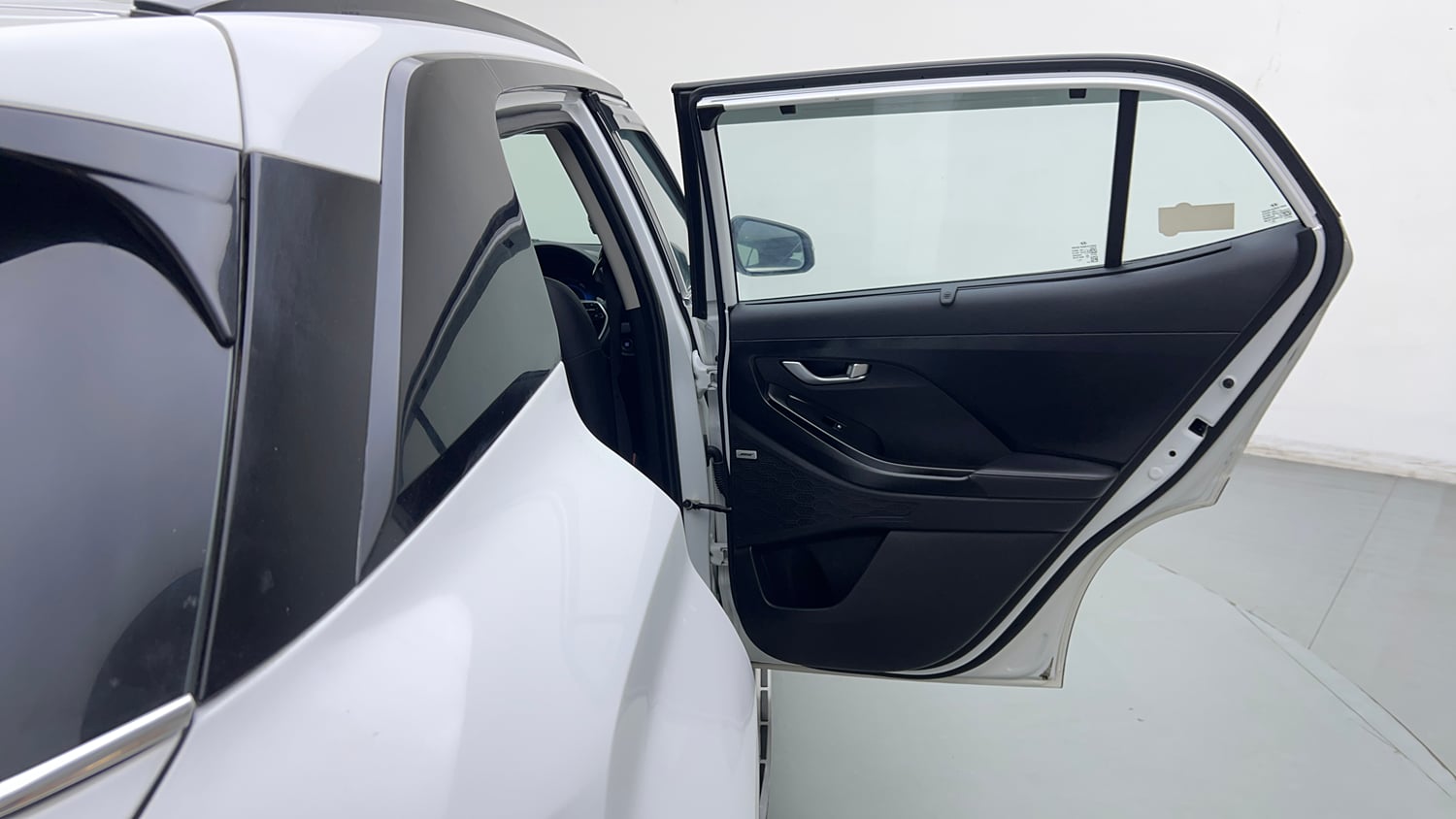 Used 2023 Hyundai Creta SX (O) 1.5 Petrol IVT Knight Petrol Automatic interior RIGHT REAR DOOR OPEN VIEW