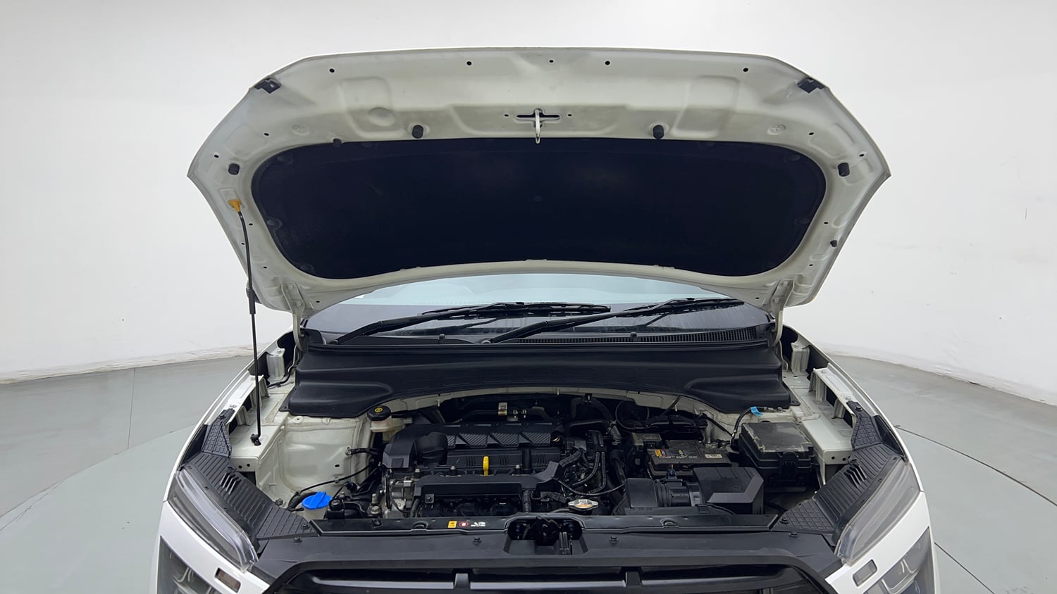 Used 2023 Hyundai Creta SX (O) 1.5 Petrol IVT Knight Petrol Automatic engine ENGINE & BONNET OPEN FRONT VIEW