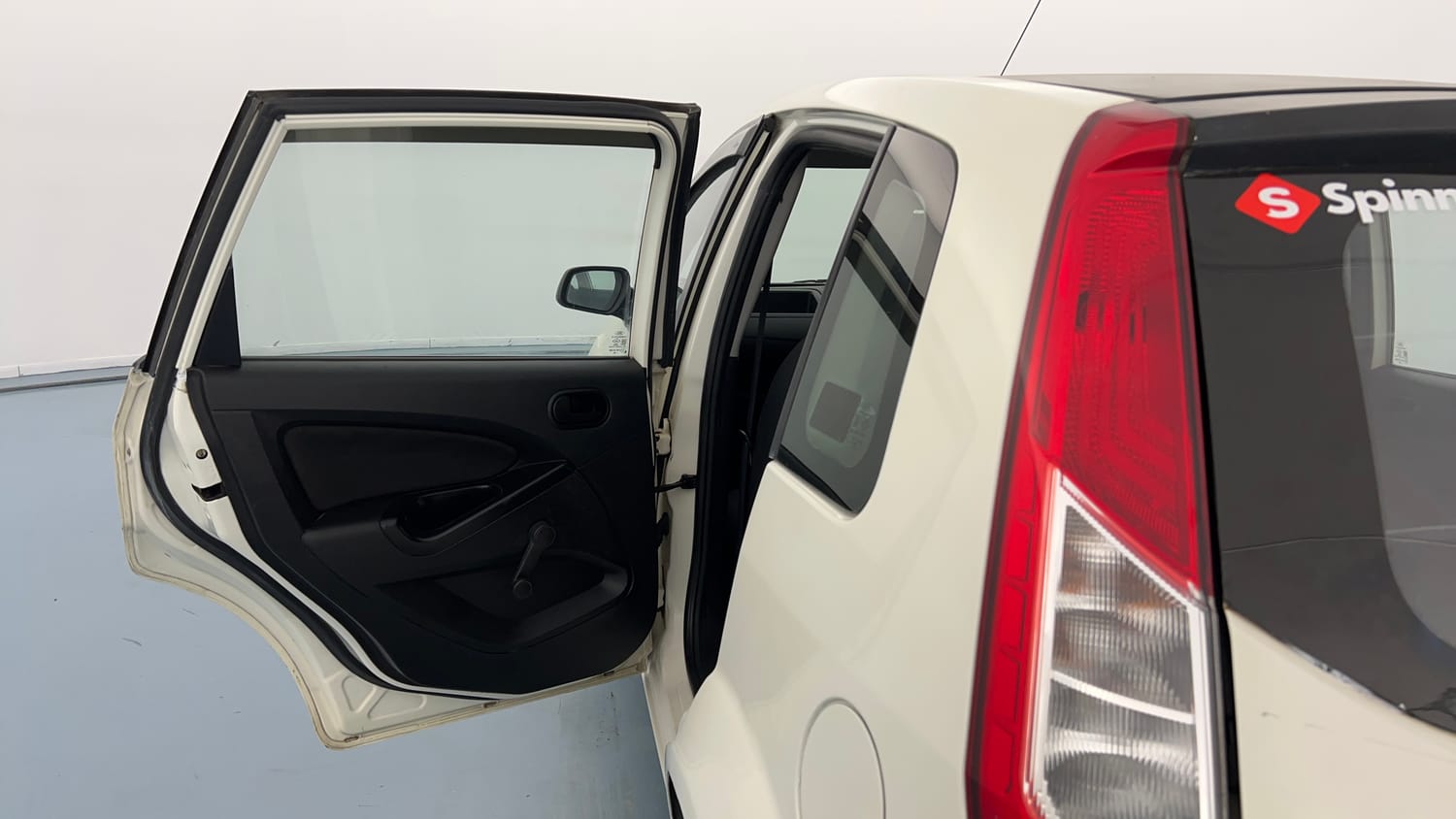 Used 2017 Ford Figo Duratec Petrol EXI 1.2 Petrol Manual interior LEFT REAR DOOR OPEN VIEW