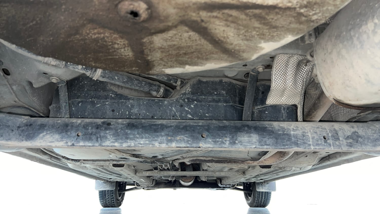 Used 2017 Ford Figo Duratec Petrol EXI 1.2 Petrol Manual extra REAR UNDERBODY VIEW (TAKEN FROM REAR)