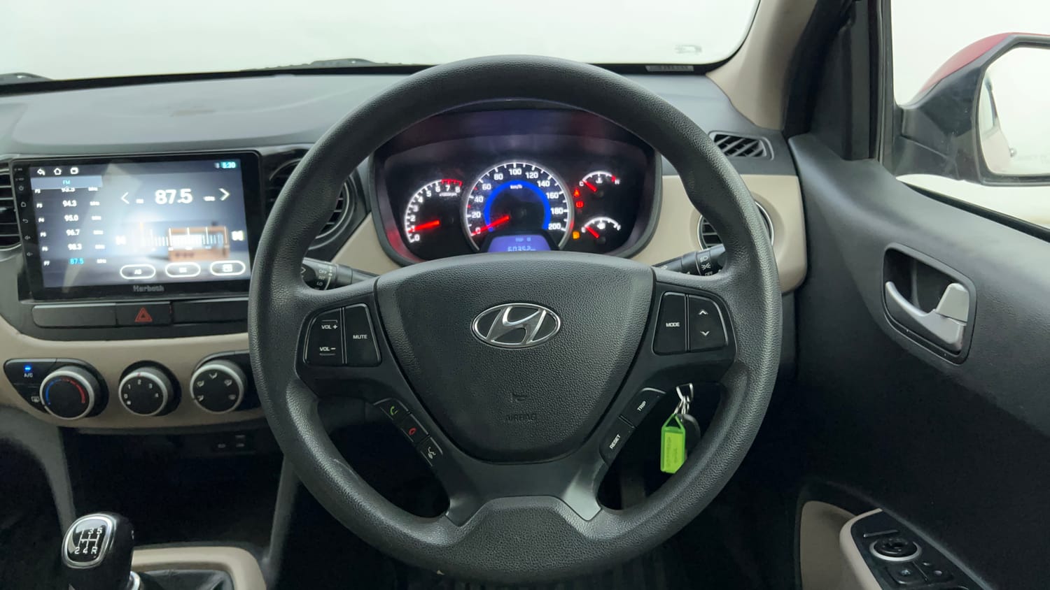 Used 2018 Hyundai Grand i10 Sportz 1.2 Kappa VTVT Petrol Manual interior STEERING VIEW