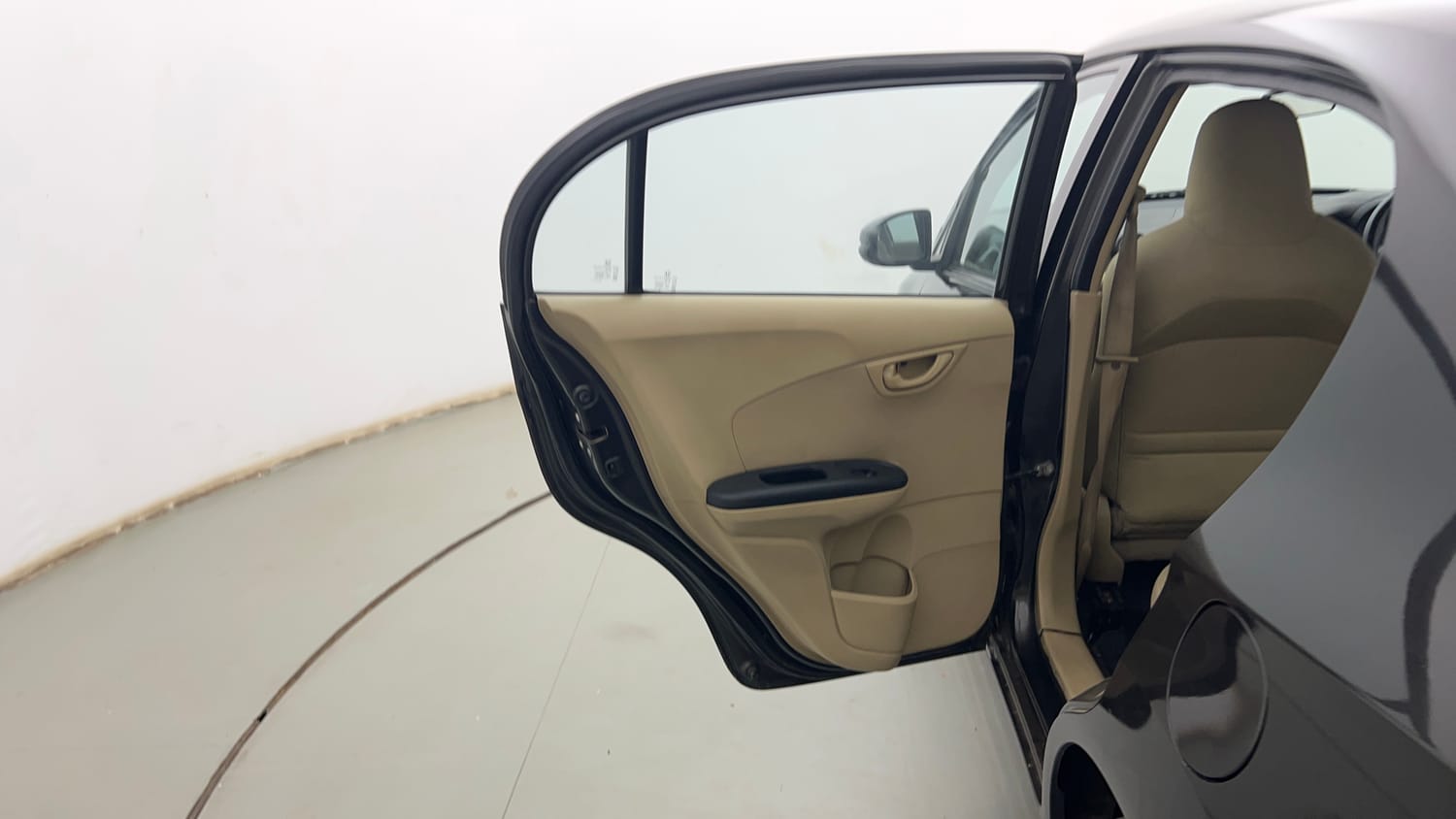 Used 2015 Honda Amaze 1.2 S i-VTEC Petrol Manual interior LEFT REAR DOOR OPEN VIEW