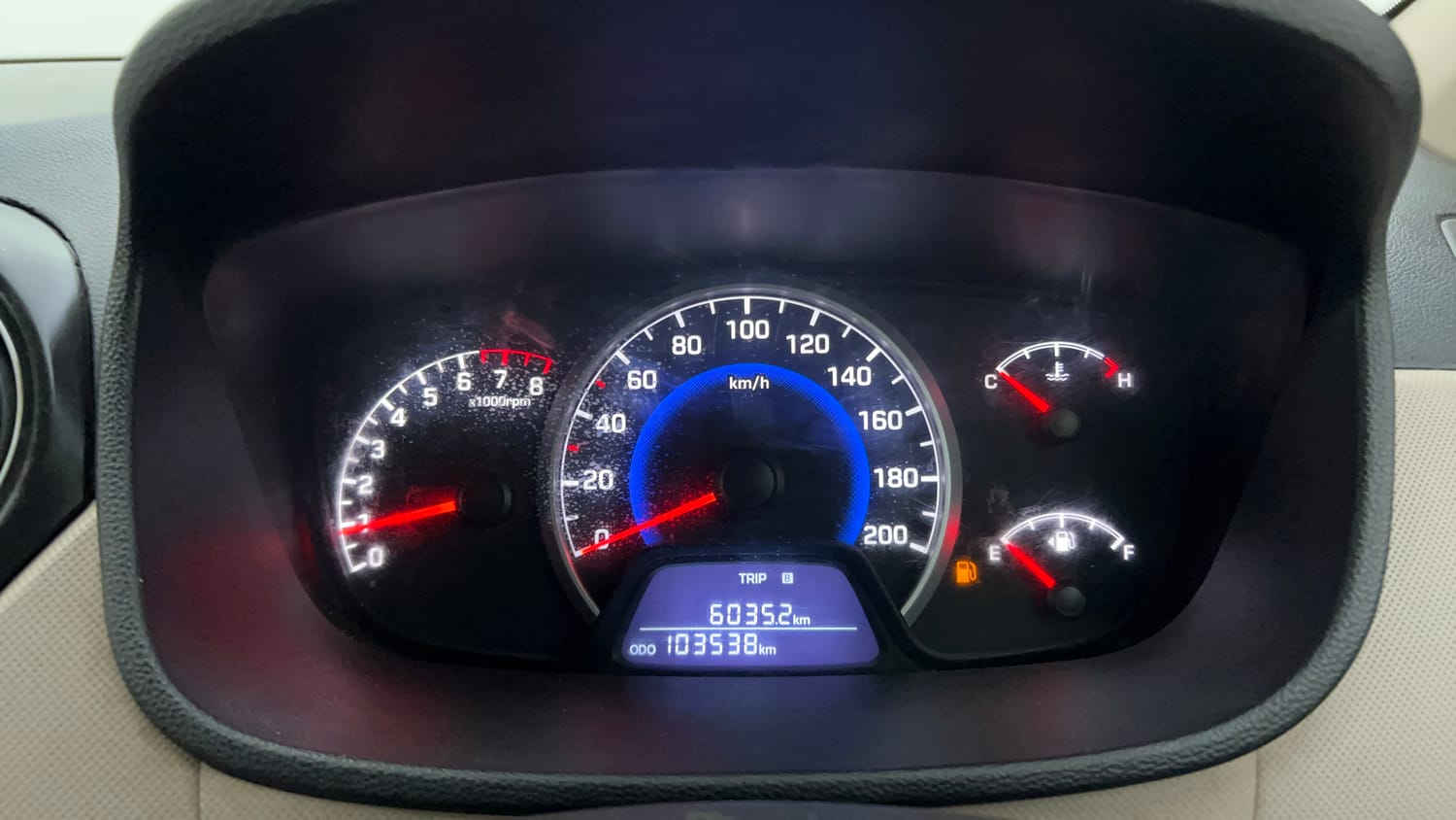 Used 2018 Hyundai Grand i10 Sportz 1.2 Kappa VTVT Petrol Manual interior CLUSTERMETER VIEW