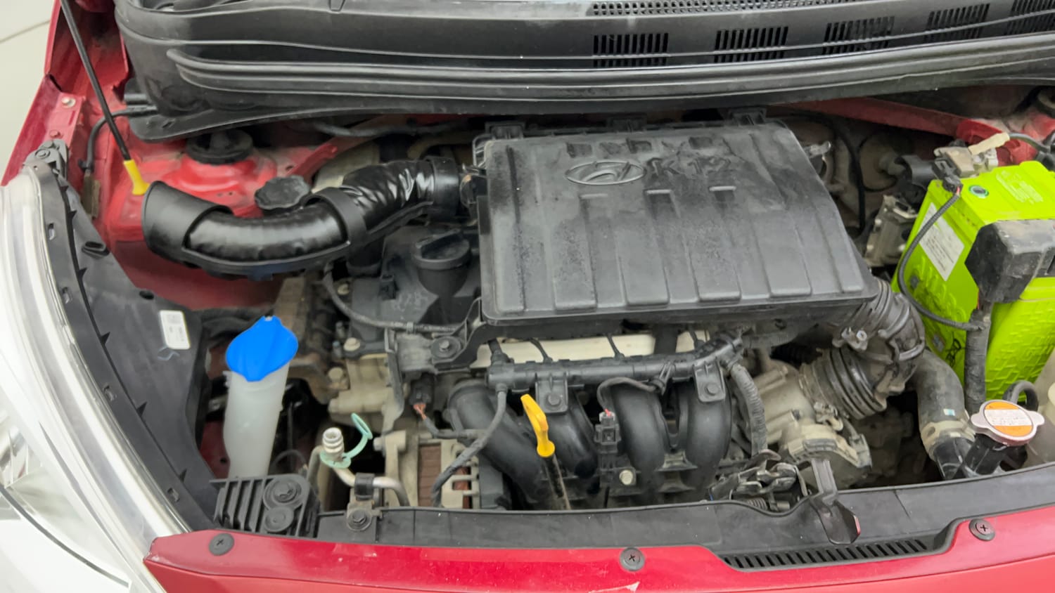 Used 2018 Hyundai Grand i10 Sportz 1.2 Kappa VTVT Petrol Manual engine ENGINE RIGHT SIDE VIEW