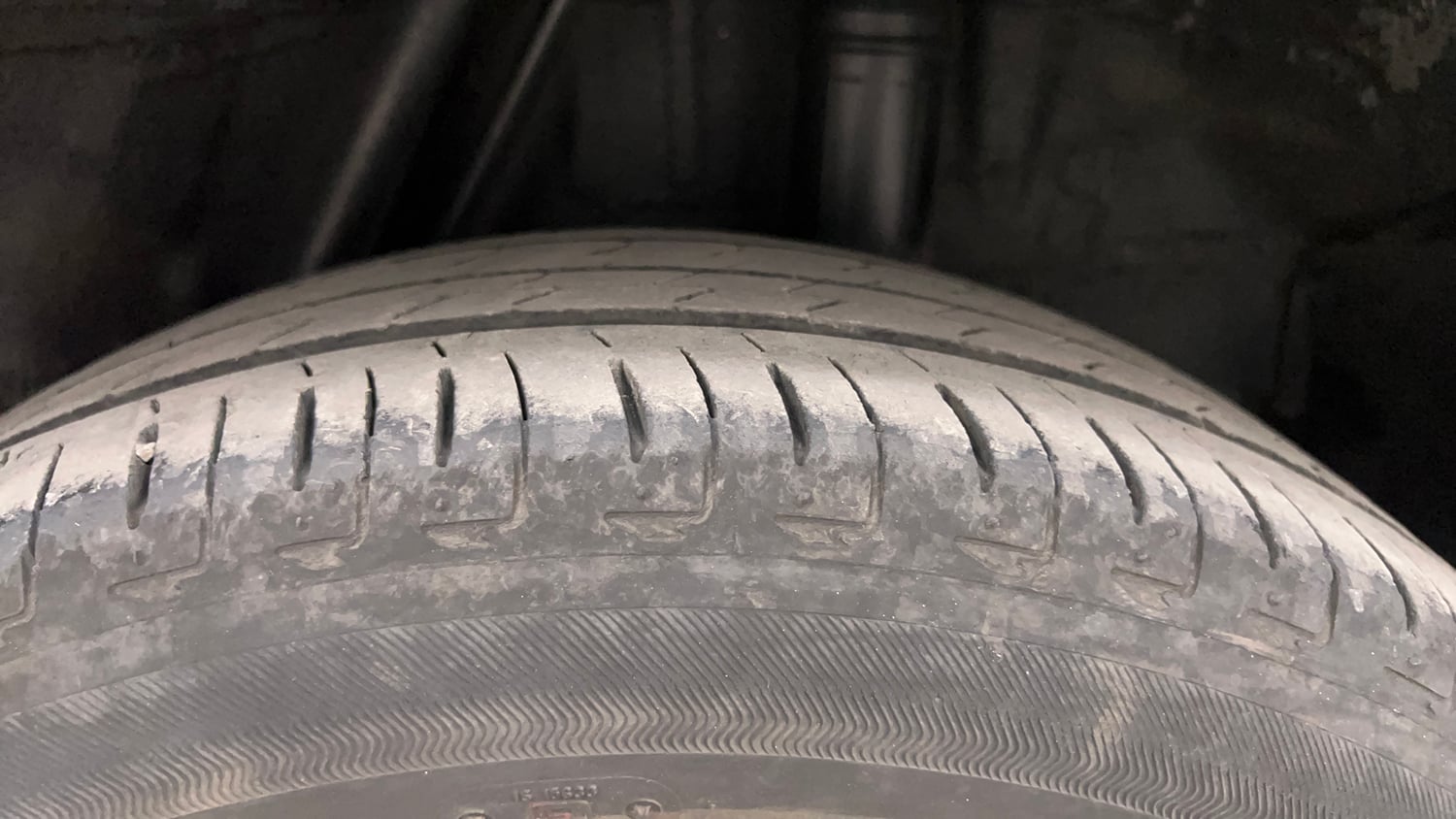 Used 2024 Honda City ZX Petrol CVT Petrol Automatic tyres LEFT REAR TYRE TREAD VIEW