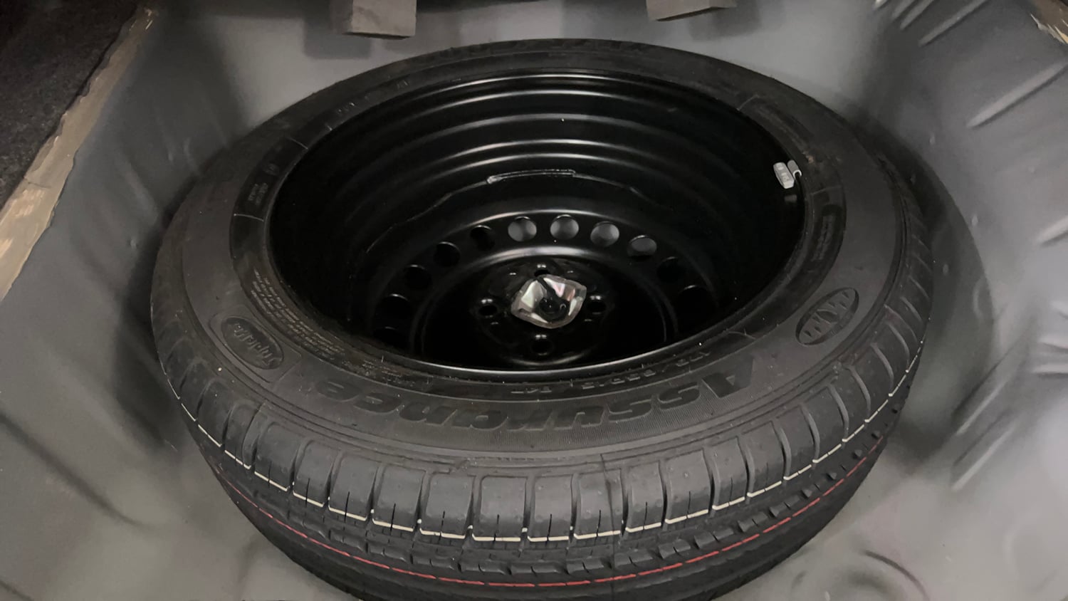 Used 2024 Honda City ZX Petrol CVT Petrol Automatic tyres SPARE TYRE VIEW