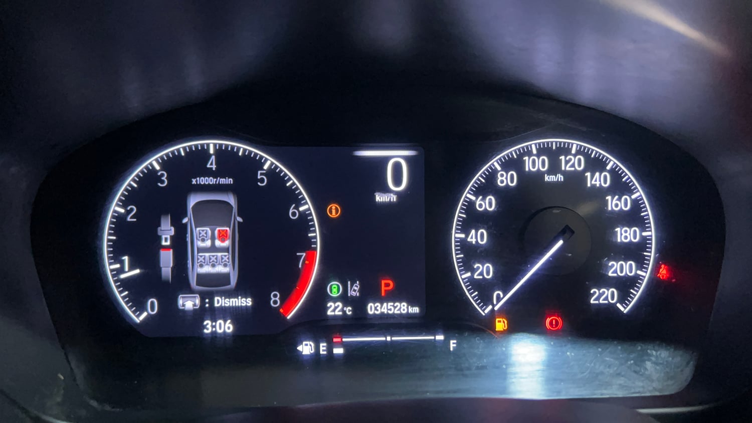 Used 2024 Honda City ZX Petrol CVT Petrol Automatic interior CLUSTERMETER VIEW
